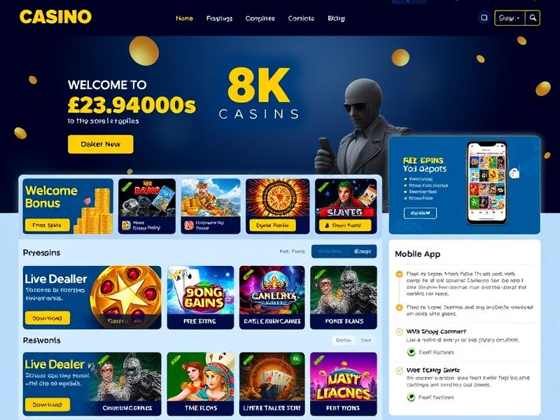 Discover 8k8app.com – your ultimate destination for premium online gambling. Explore casino games, live betting options, mobile app features, and exclusive promotions. Join now and claim your first deposit bonus!